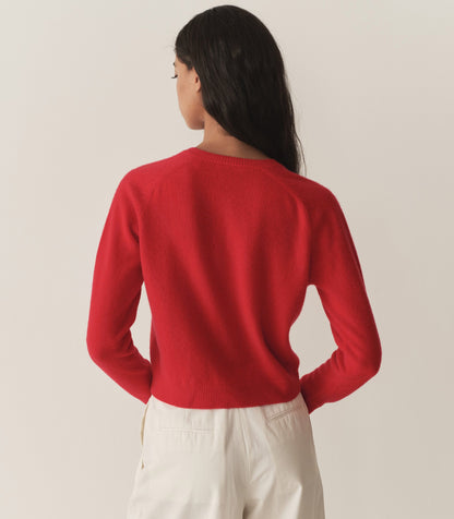 DÔEN Women Claudine Cardigan - Carmine