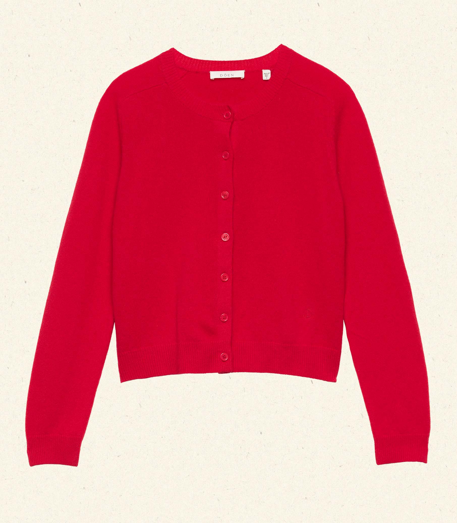 DÔEN Women Claudine Cardigan - Carmine