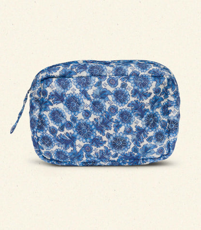 DÔEN Women Grande Quince Pouch - Bleu Soleil Fleurit