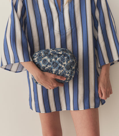 DÔEN Women Holloway Pouch - Bleu Soleil Fleurit