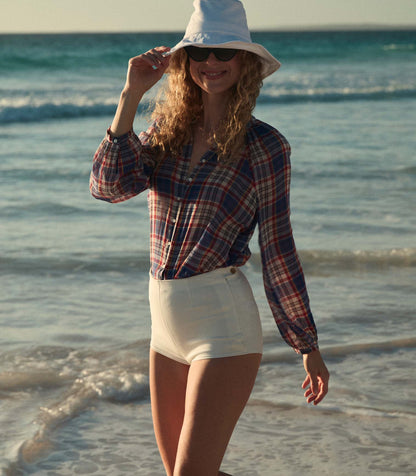 DÔEN Women Lula Short - Salt