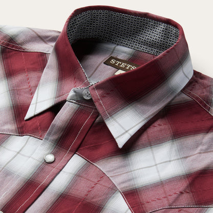 Stetson Shadow Plaid Western Shirt