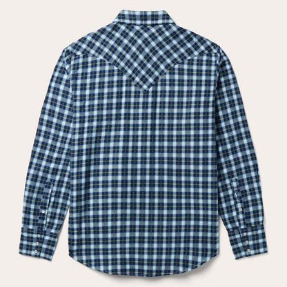 Stetson Plaid Twill Dobby Western Shirt