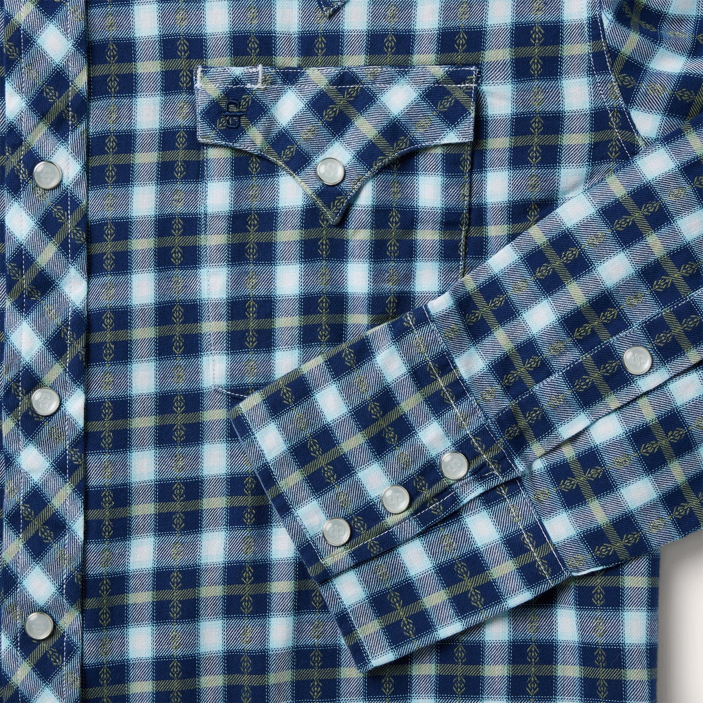 Stetson Plaid Twill Dobby Western Shirt