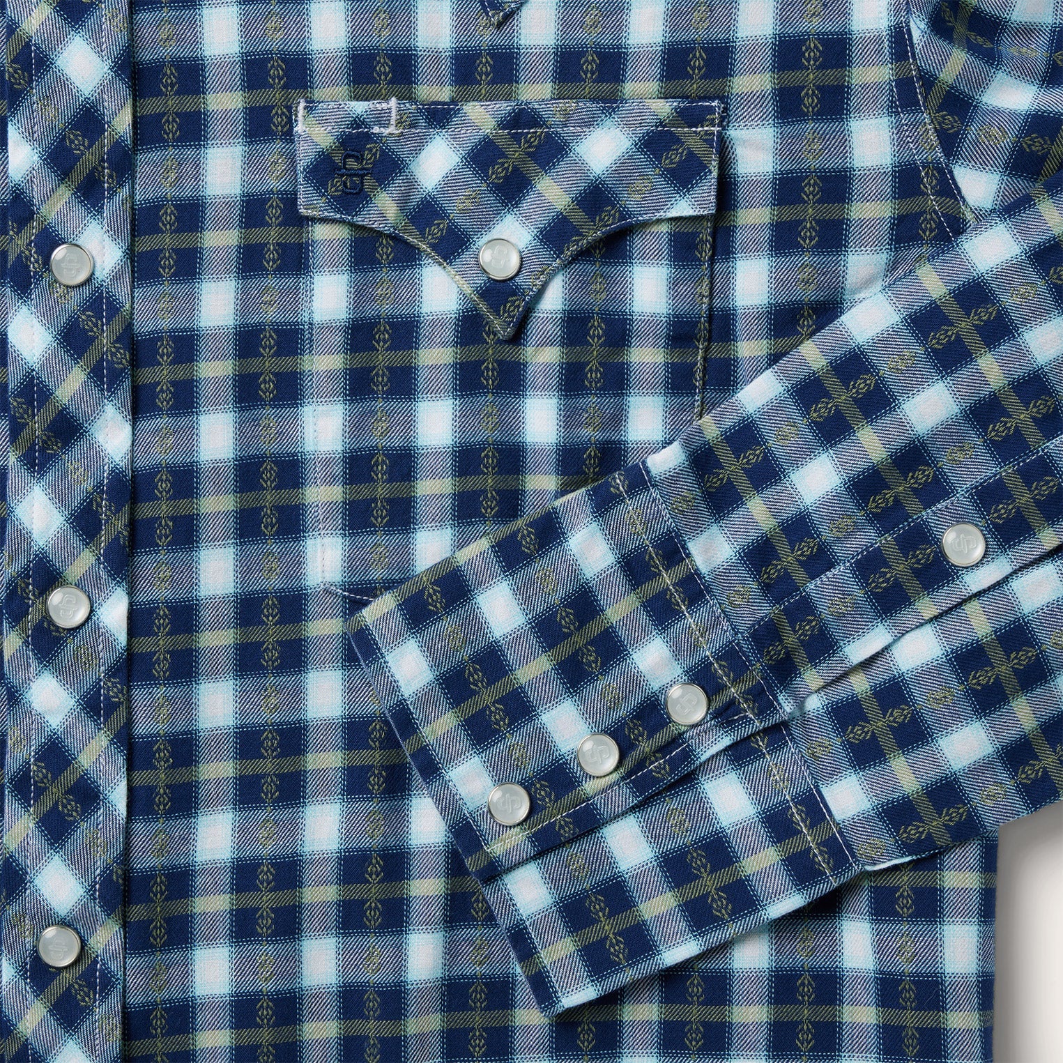 Stetson Plaid Twill Dobby Western Shirt