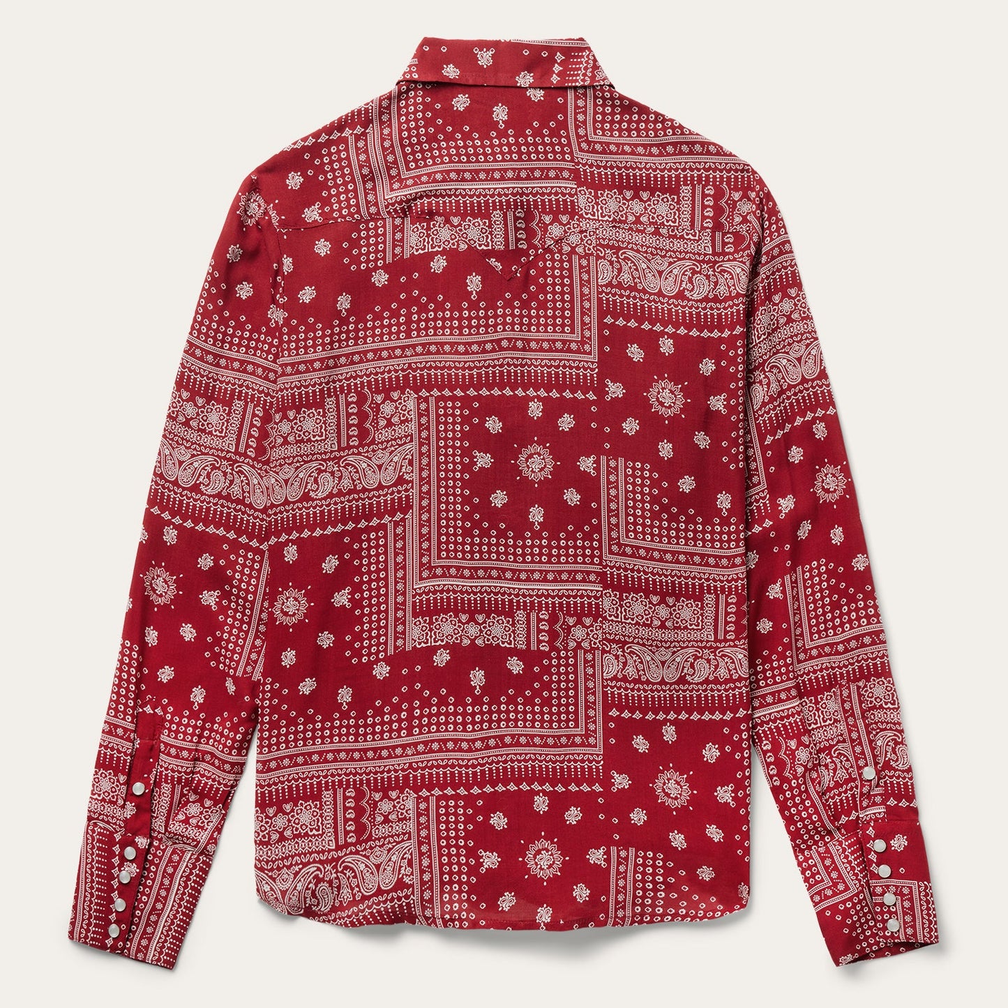 Stetson Red Bandana Patchwork Shirt