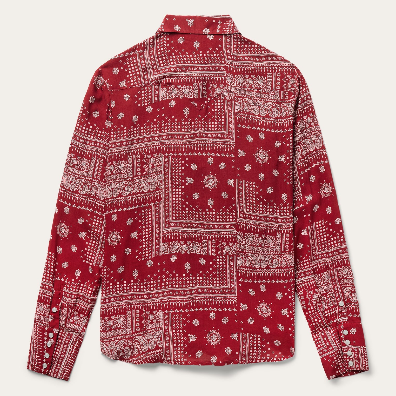 Stetson Red Bandana Patchwork Shirt