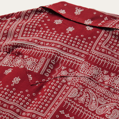Stetson Red Bandana Patchwork Shirt