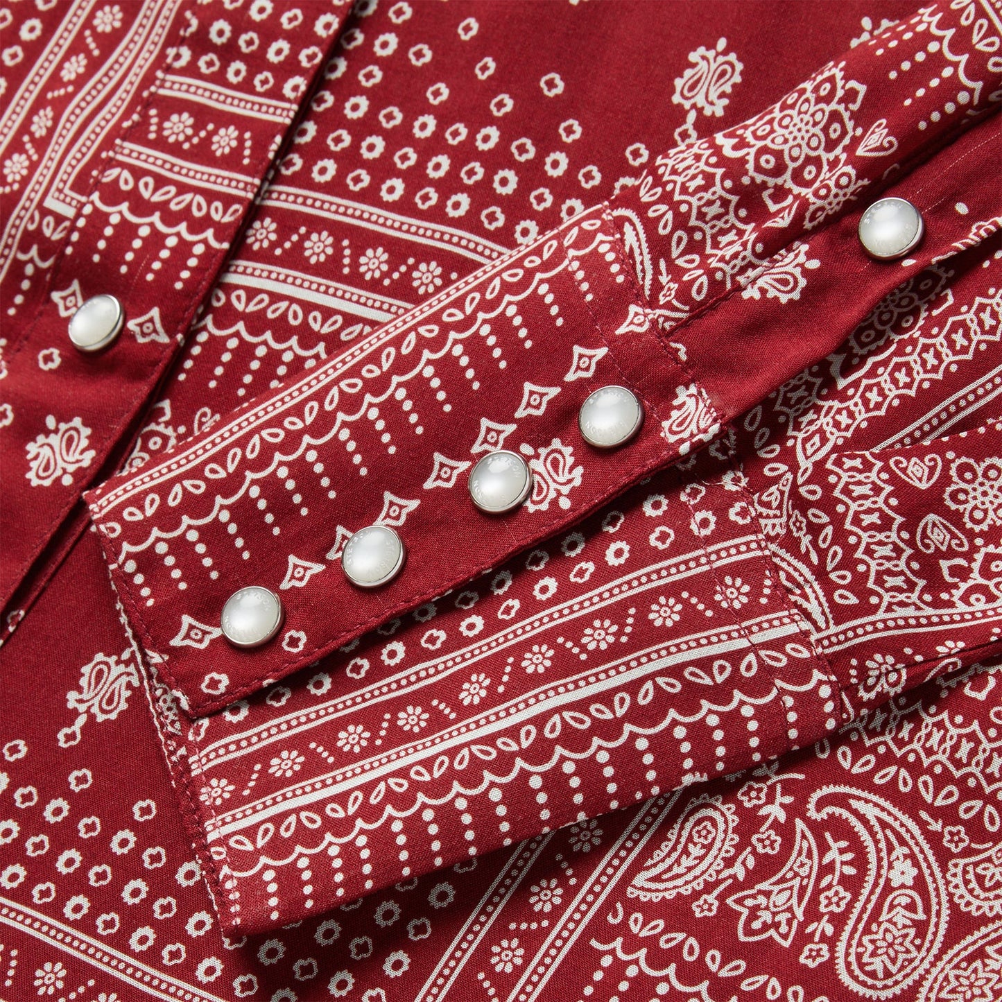 Stetson Red Bandana Patchwork Shirt