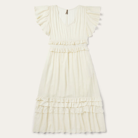 Stetson Cream Herringbone Dress