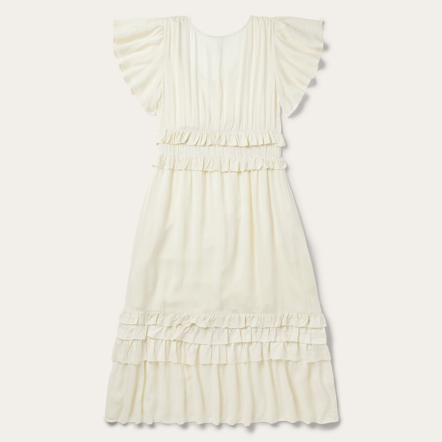 Stetson Cream Herringbone Dress