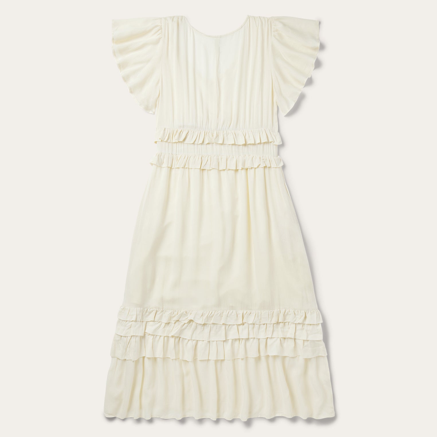 Stetson Cream Herringbone Dress