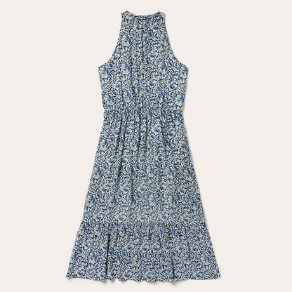 Stetson Indigo Tapestry Print Prairie Dress