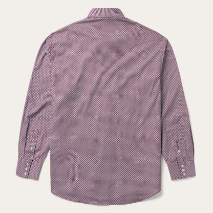Stetson Four Point Geo Print Western Shirt