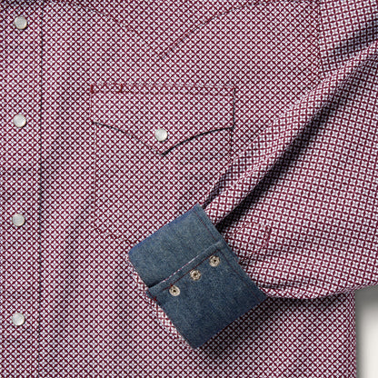 Stetson Four Point Geo Print Western Shirt
