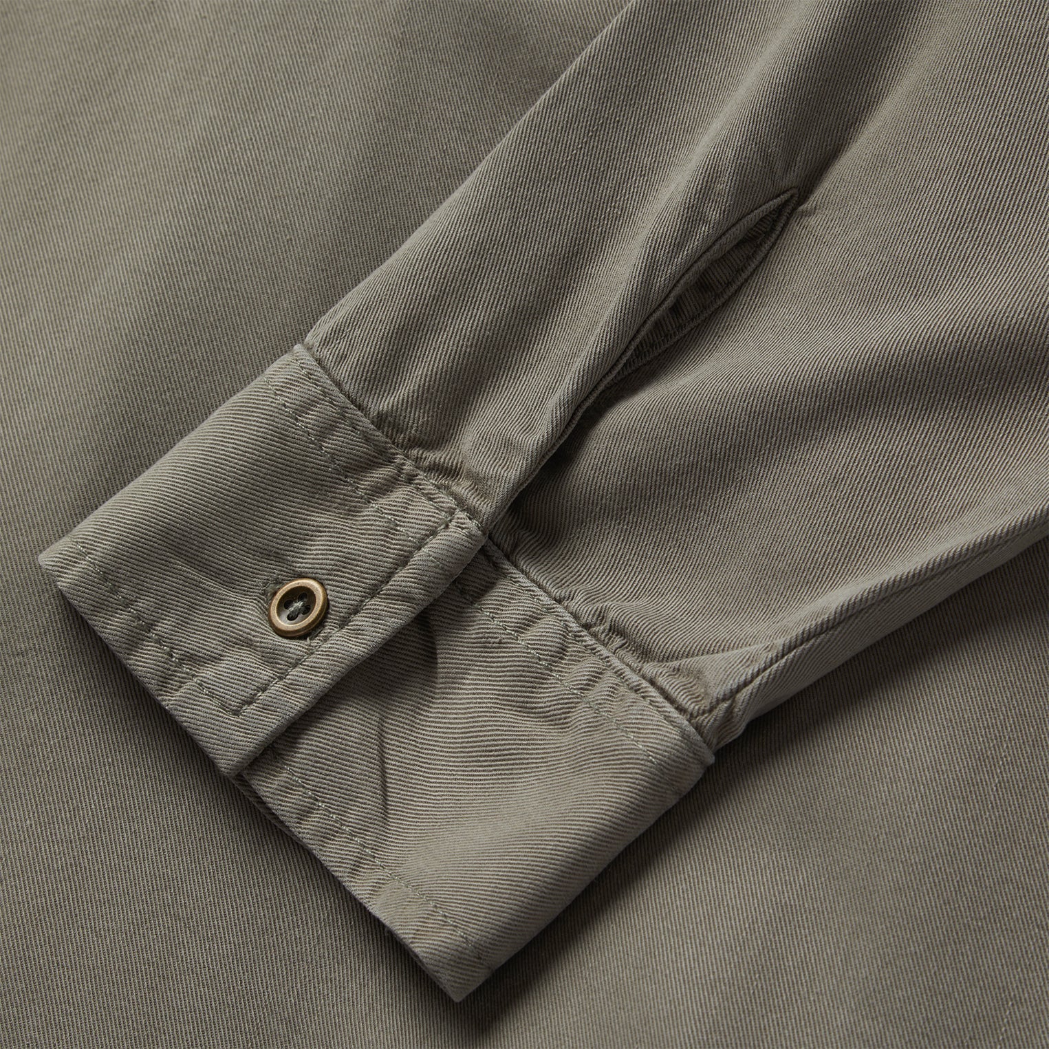 Stetson Olive Twill Peasant Blouse