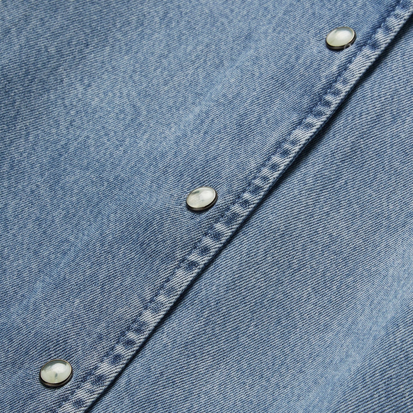 Stetson Denim Snap Front Blouse