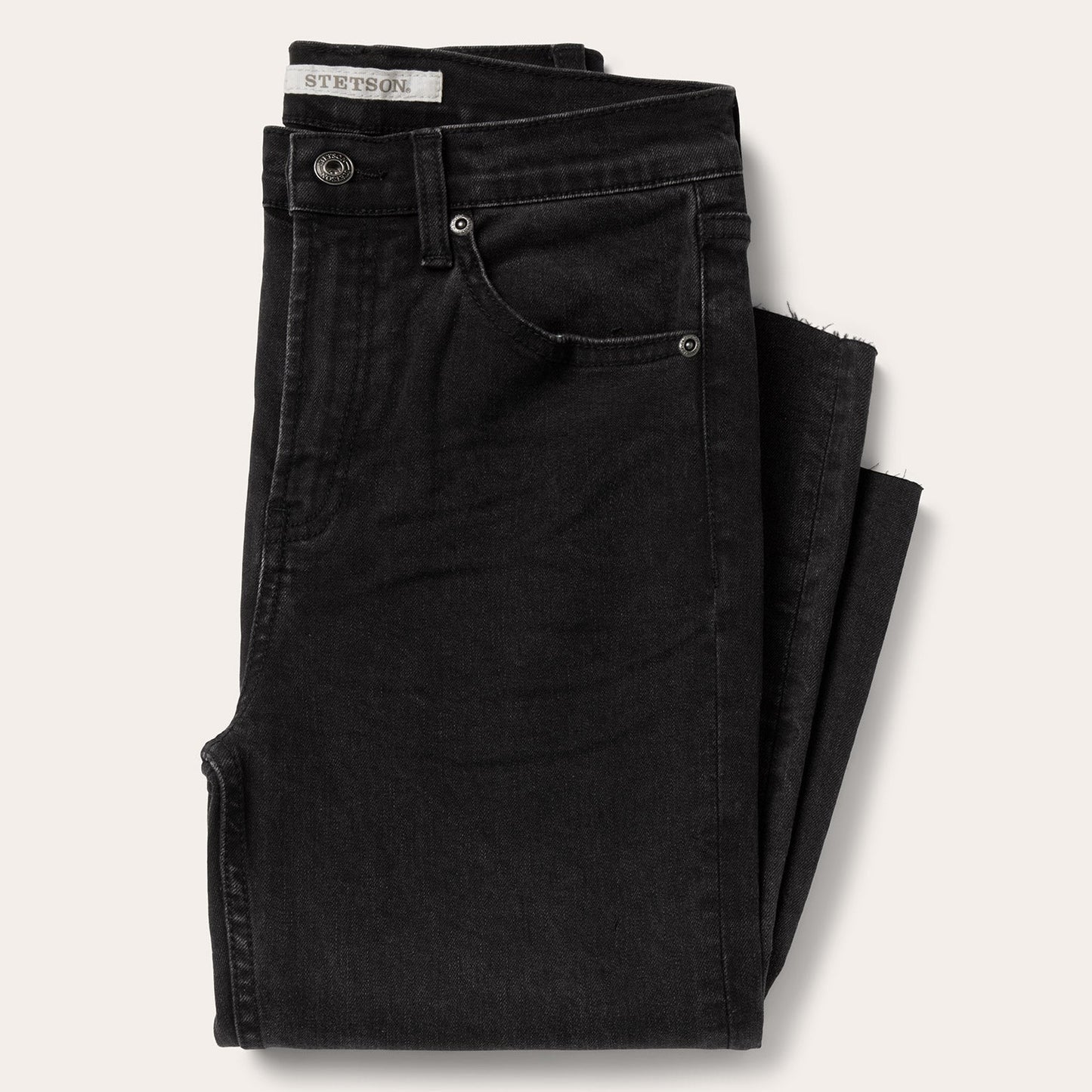 Stetson 915 High Rise Straight Fit Crop Jeans