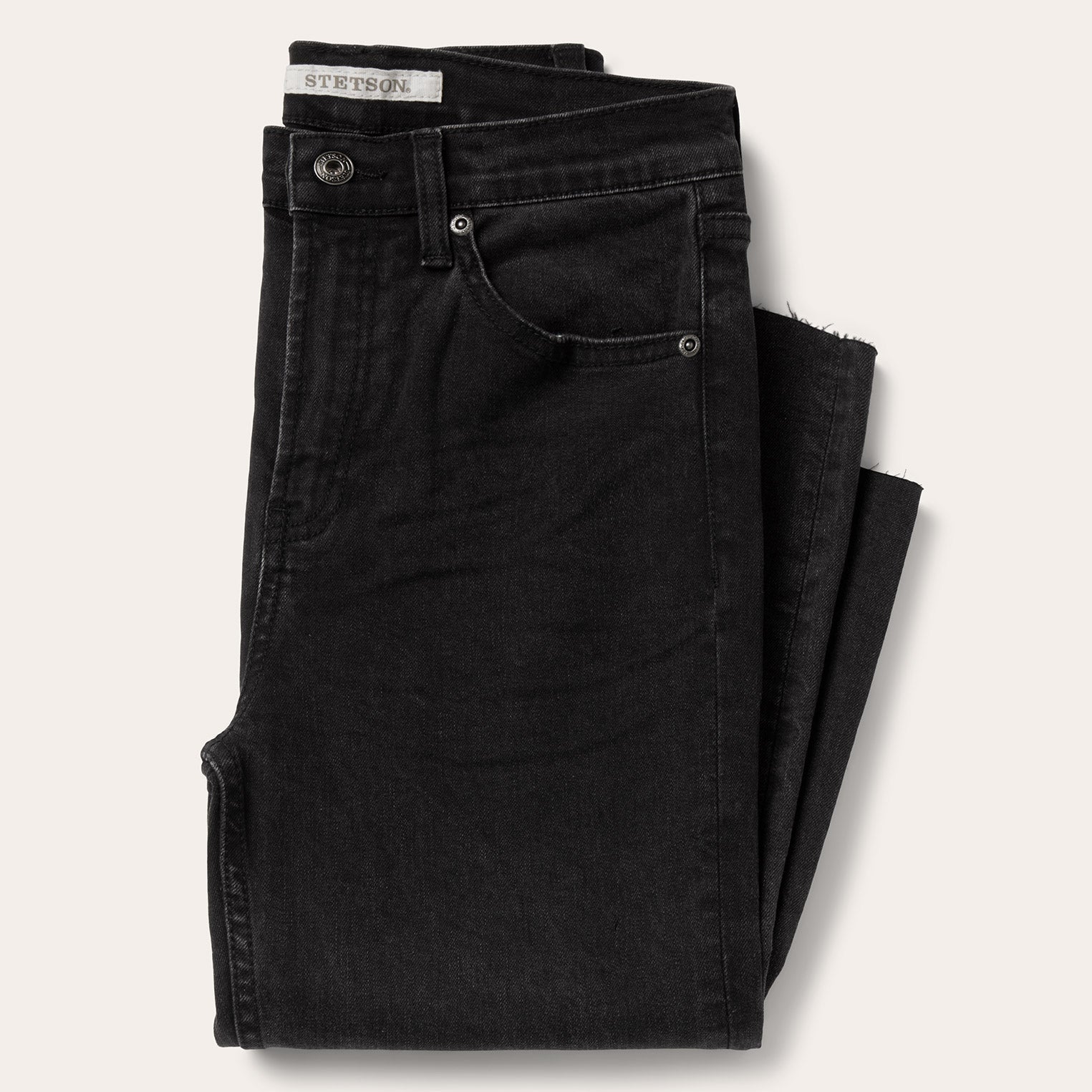 Stetson 915 High Rise Straight Fit Crop Jeans