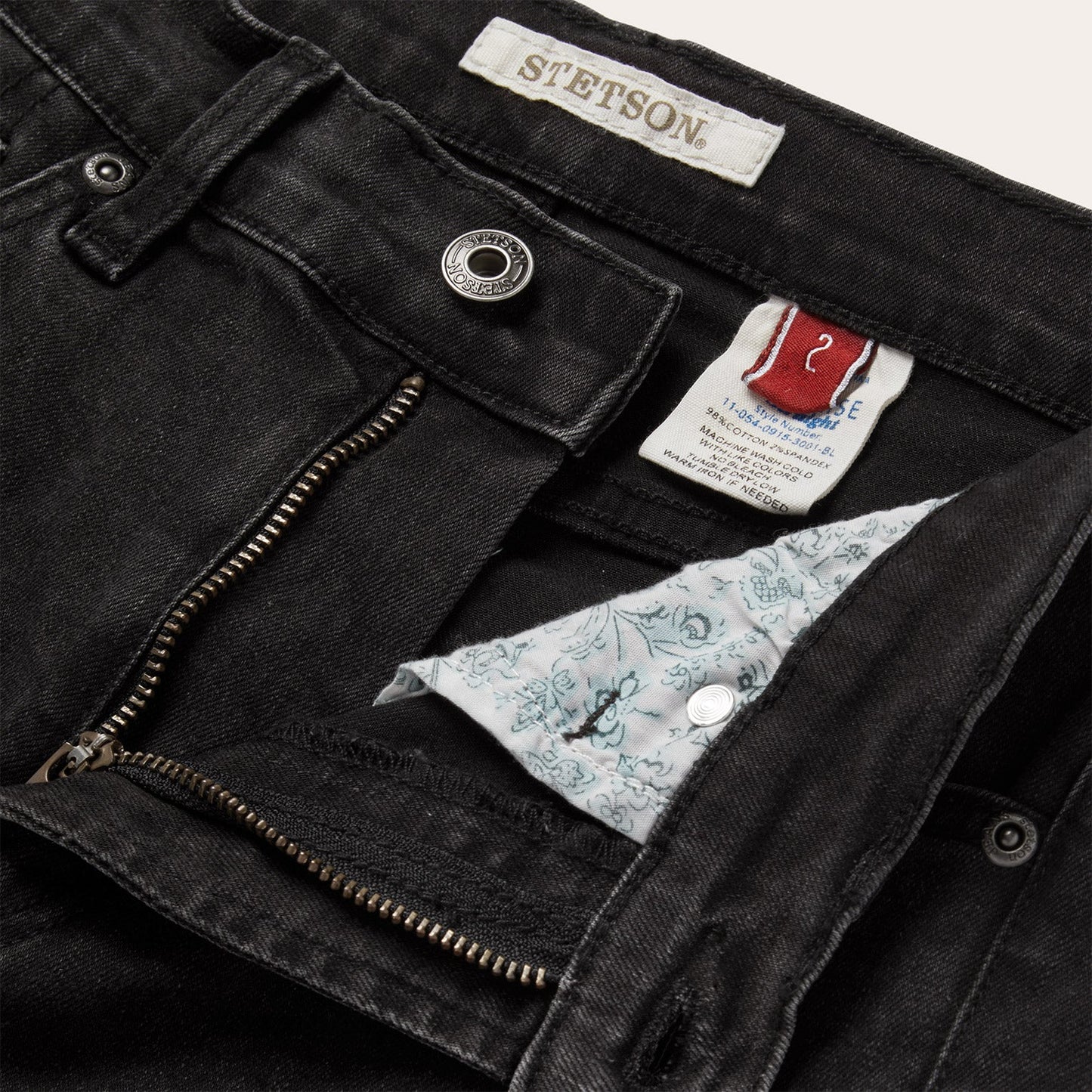 Stetson 915 High Rise Straight Fit Crop Jeans