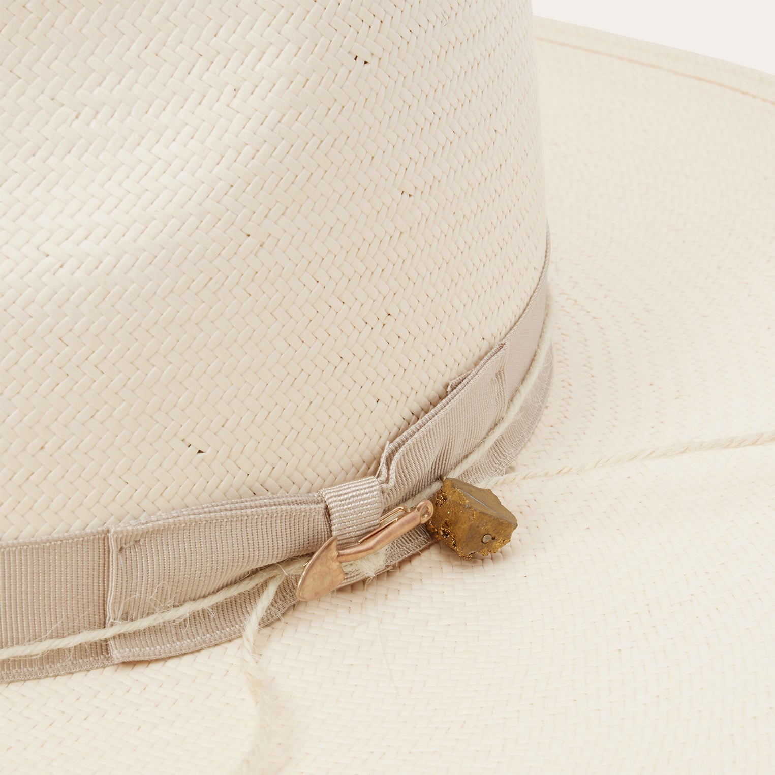 Stetson JW Marshall Straw Flat Brim Hat
