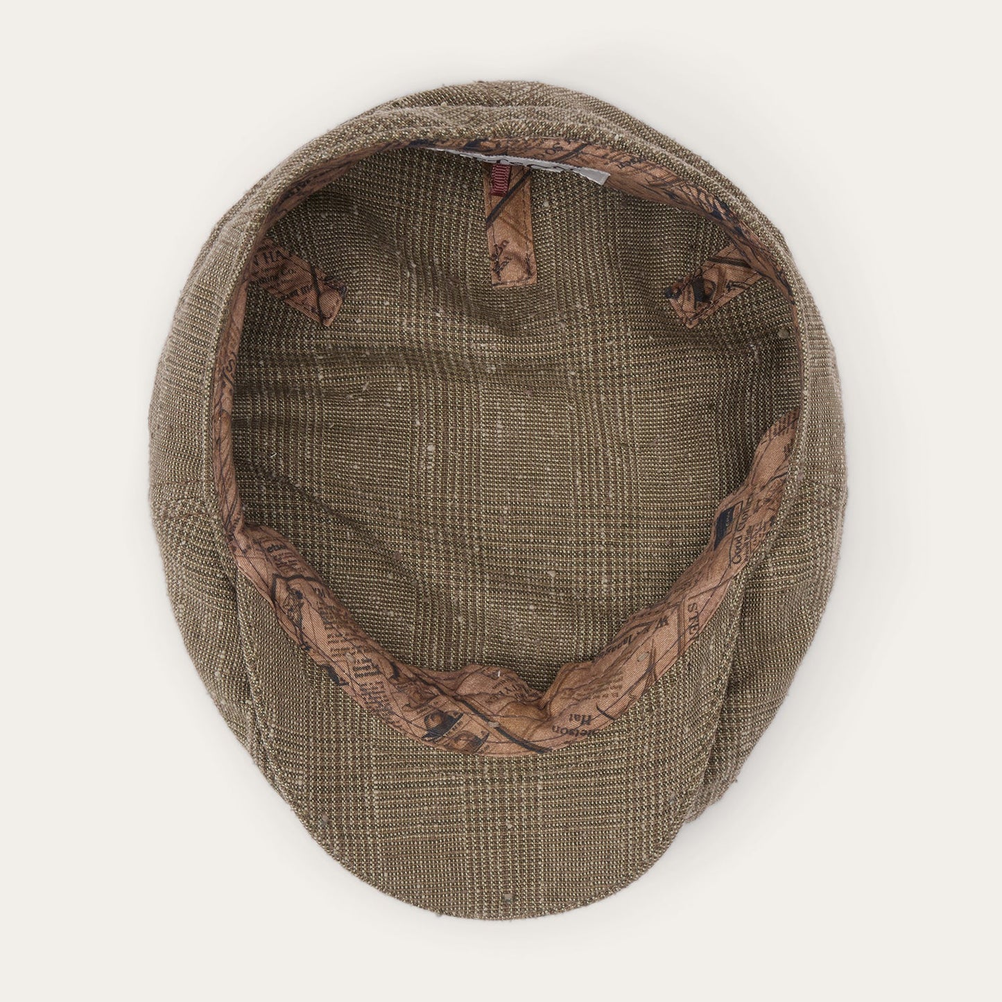 Stetson Glen Check Linen/Silk Kent Cap