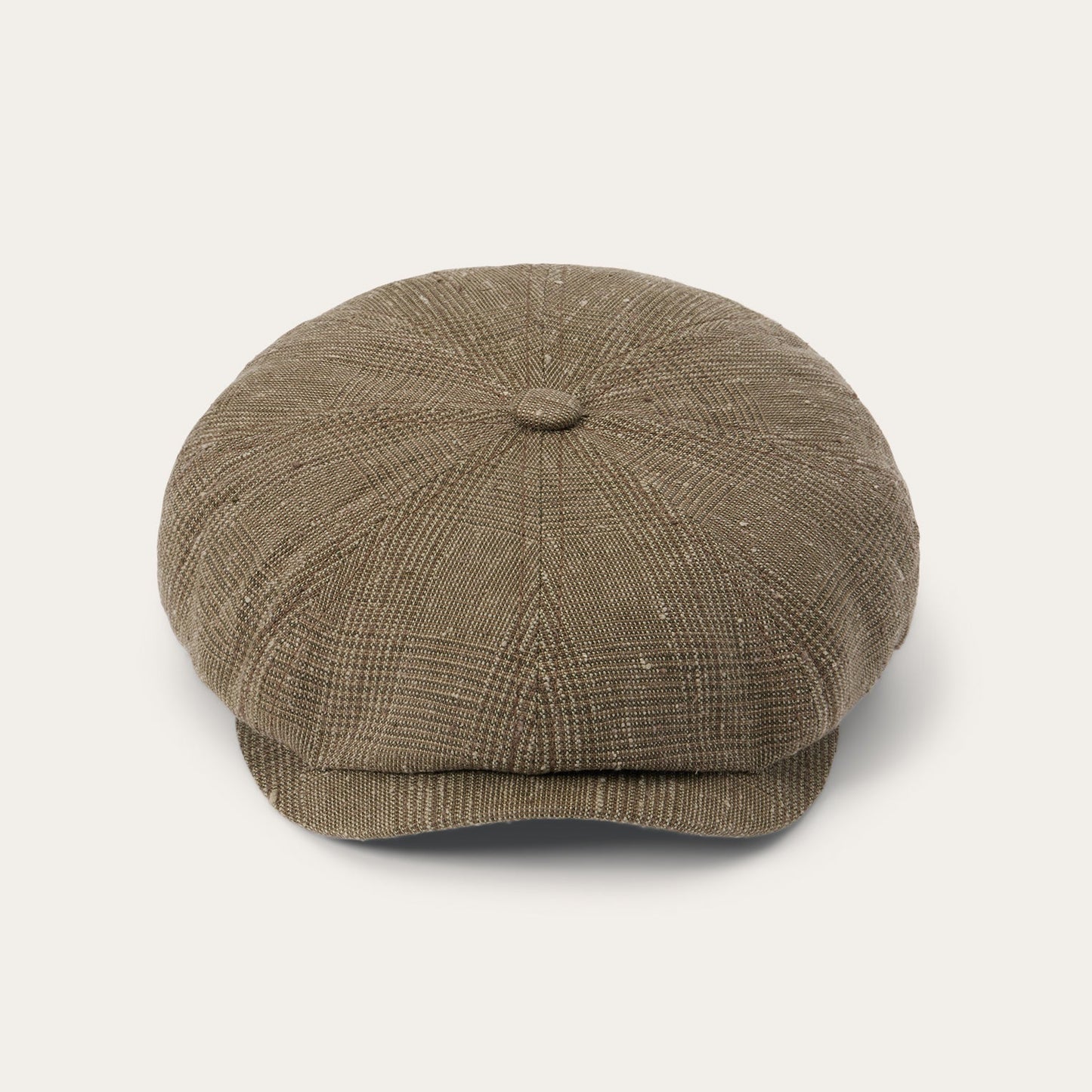 Stetson Glen Check Linen/Silk Hatteras Cap
