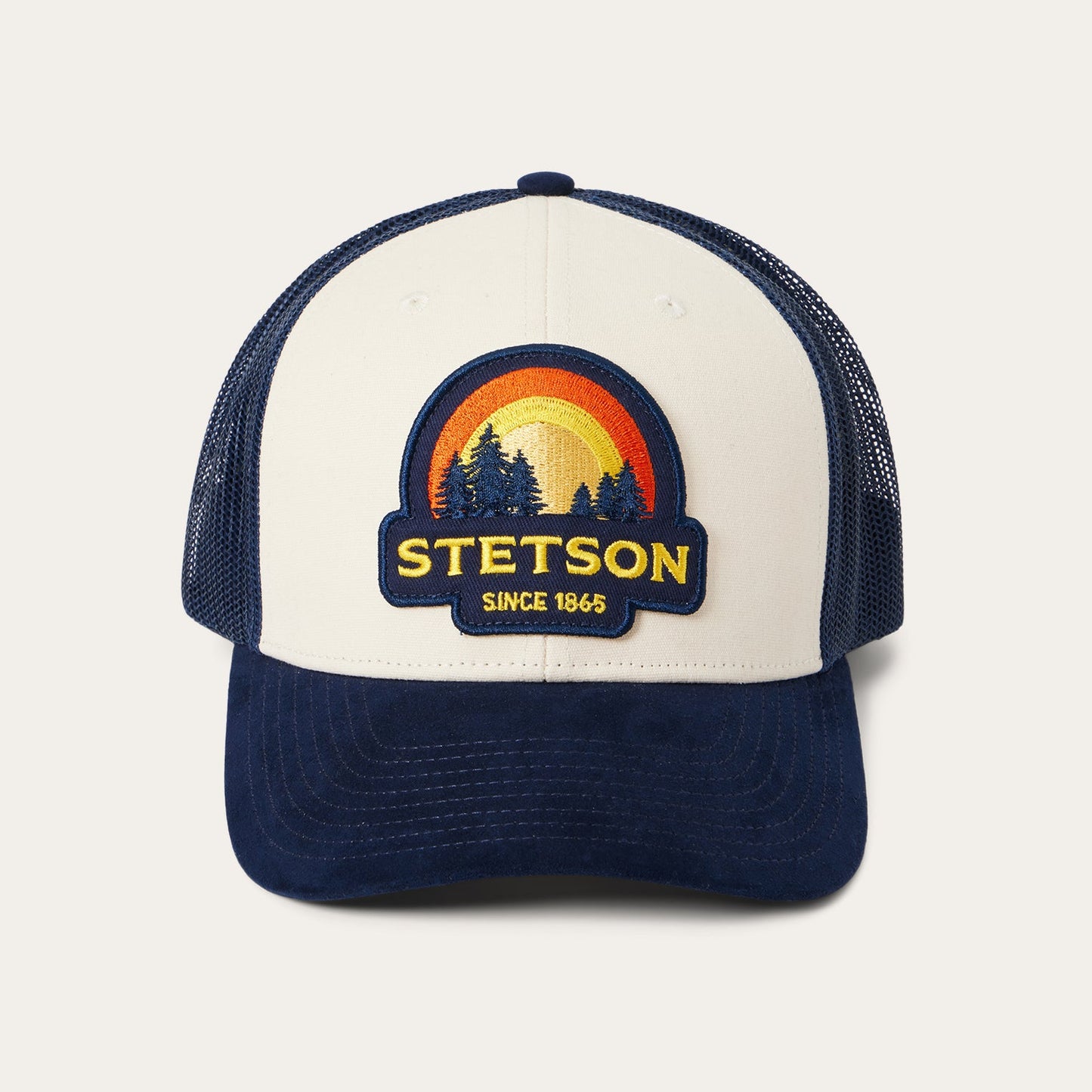 Stetson Cream Sunset Trucker Cap
