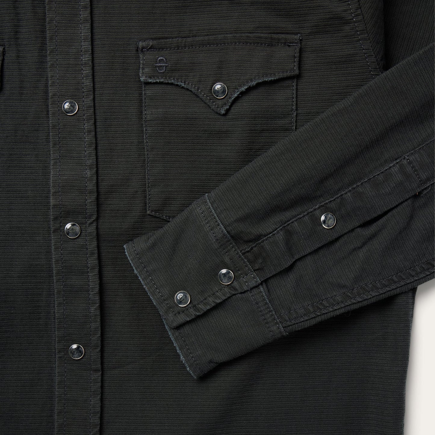 Stetson Charcoal Corded Denim Shirt