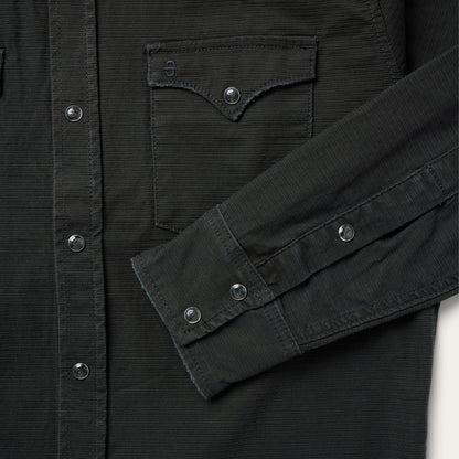 Stetson Charcoal Corded Denim Shirt