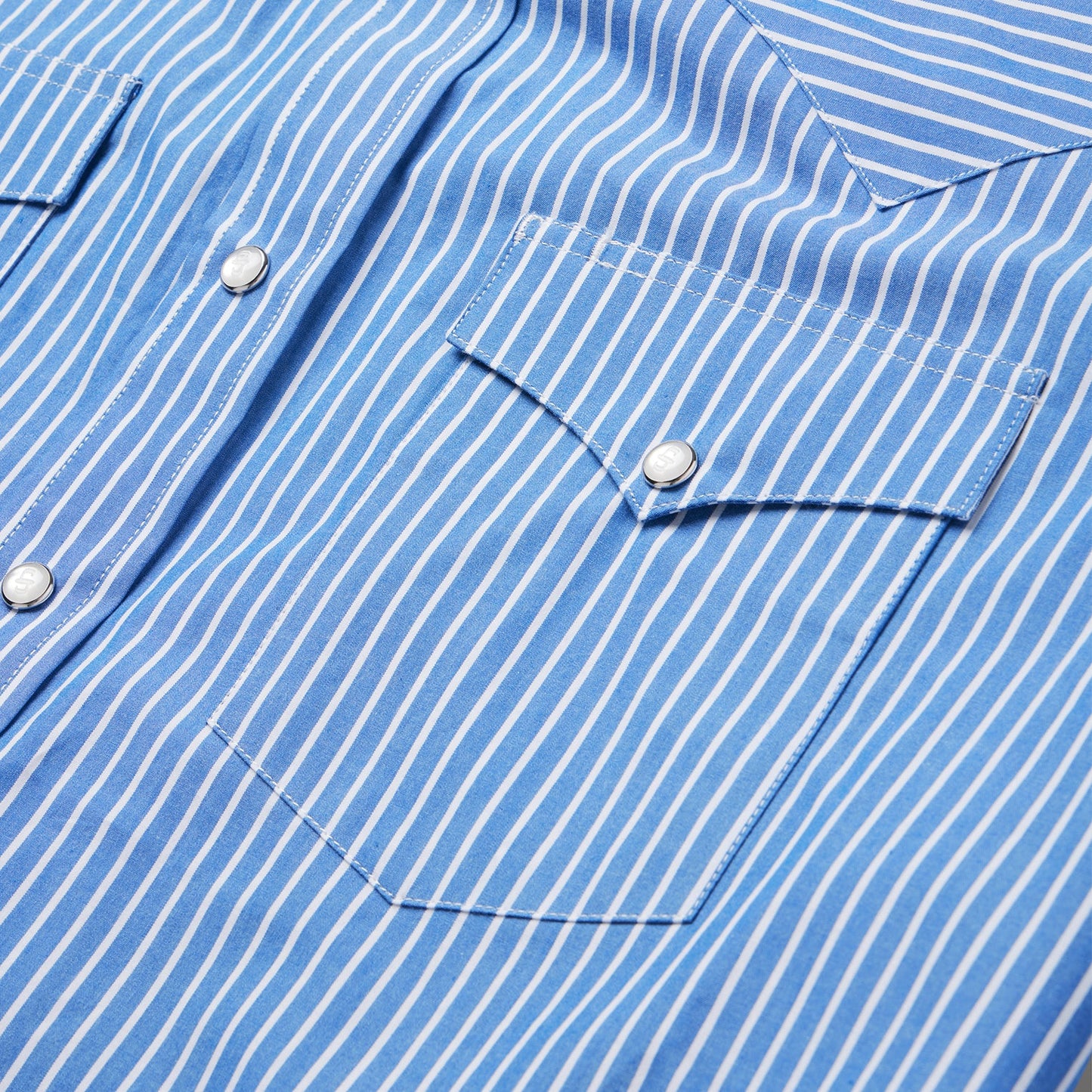 Stetson Blue Western Stripe Shirt