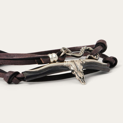 Stetson Longhorn Wrap Bracelet