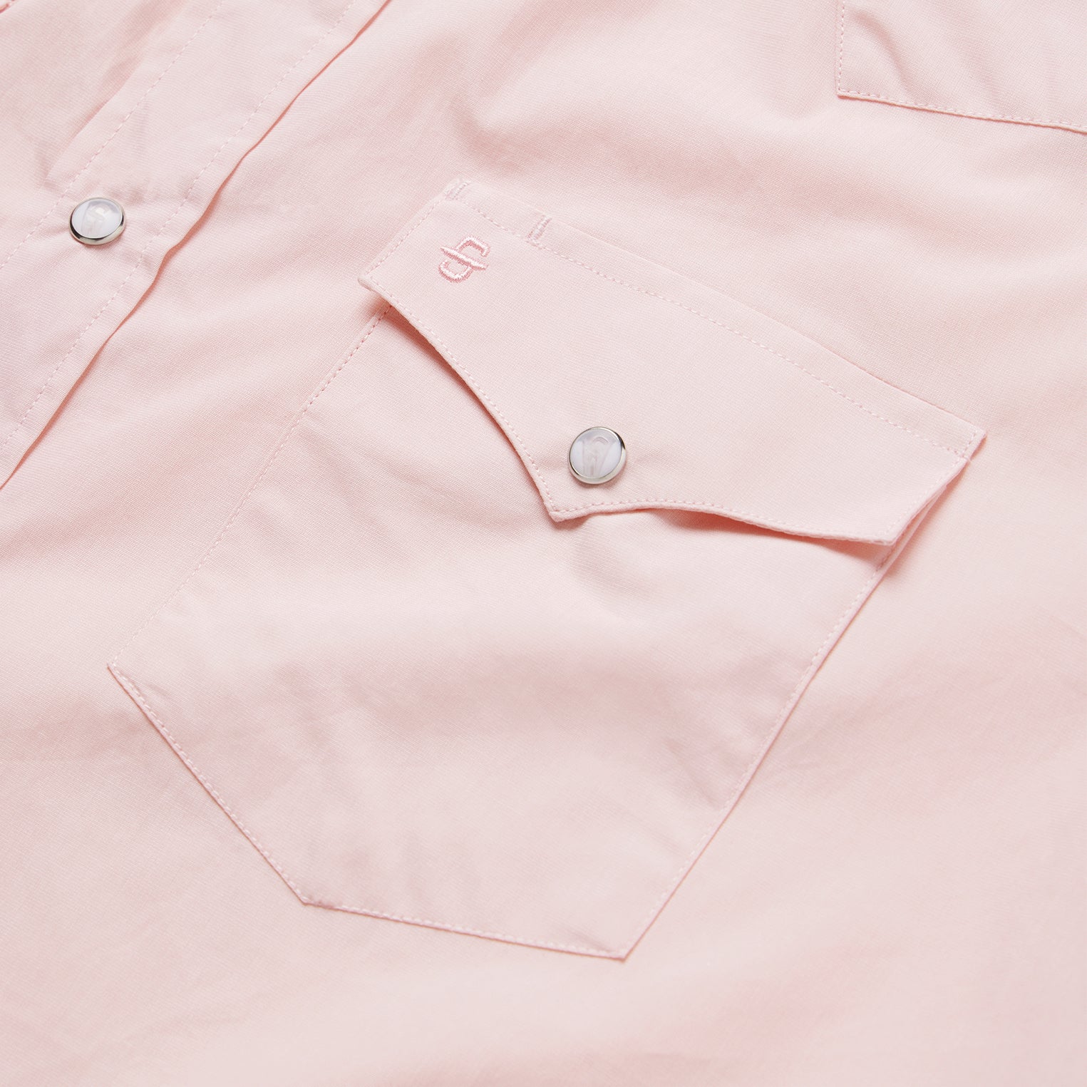 Stetson Pink End-On-End Western Shirt