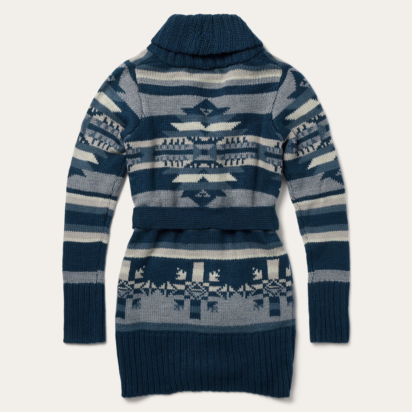 Stetson Indigo Aztec Belted Cardigan
