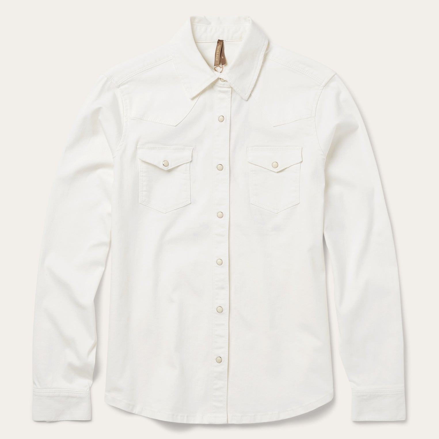 Stetson Western Embroidered Denim Shirt
