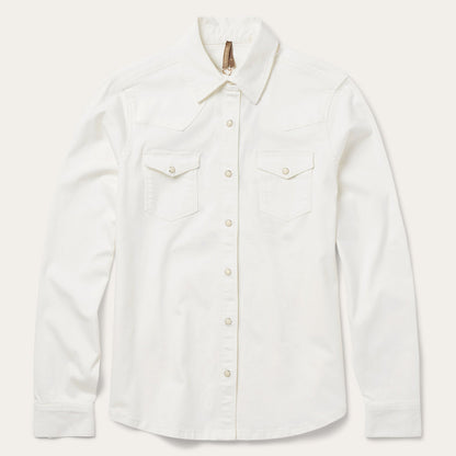 Stetson Western Embroidered Denim Shirt
