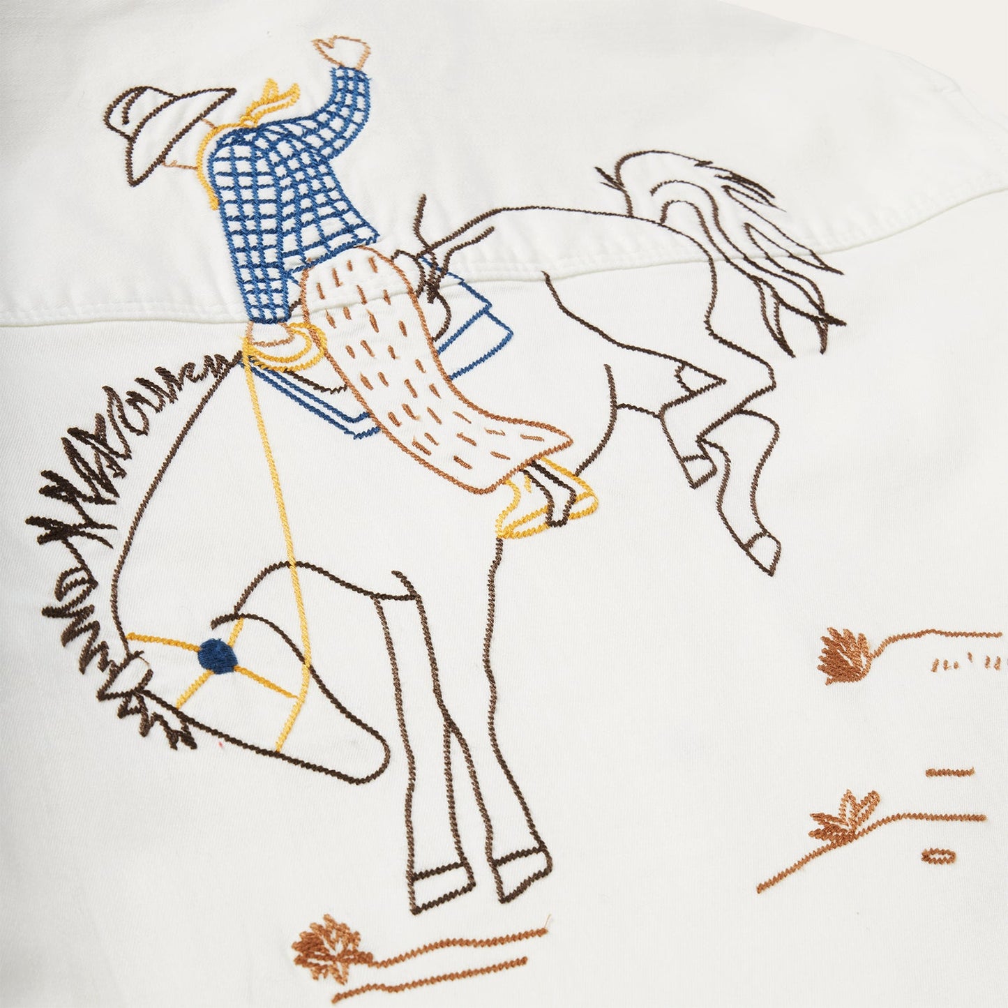 Stetson Western Embroidered Denim Shirt