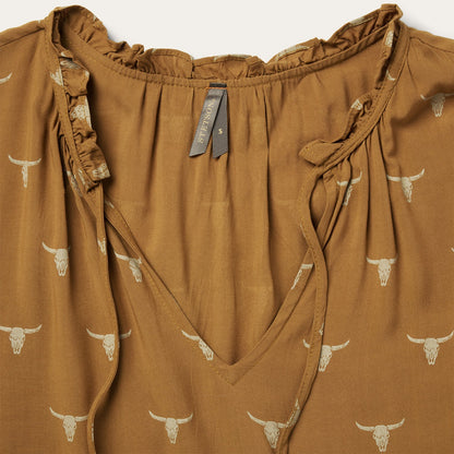 Stetson Mojave Longhorn Print Dress