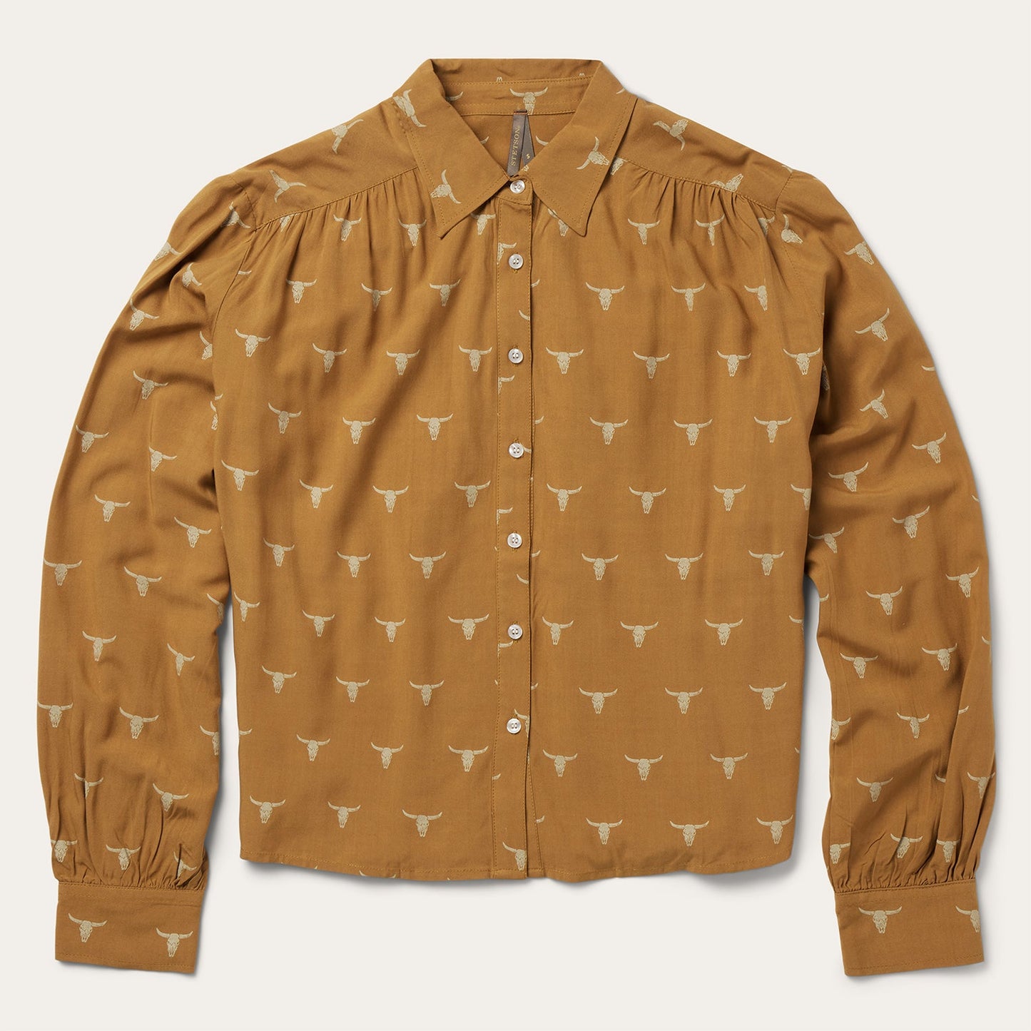 Stetson Mojave Longhorn Print Poet Blouse