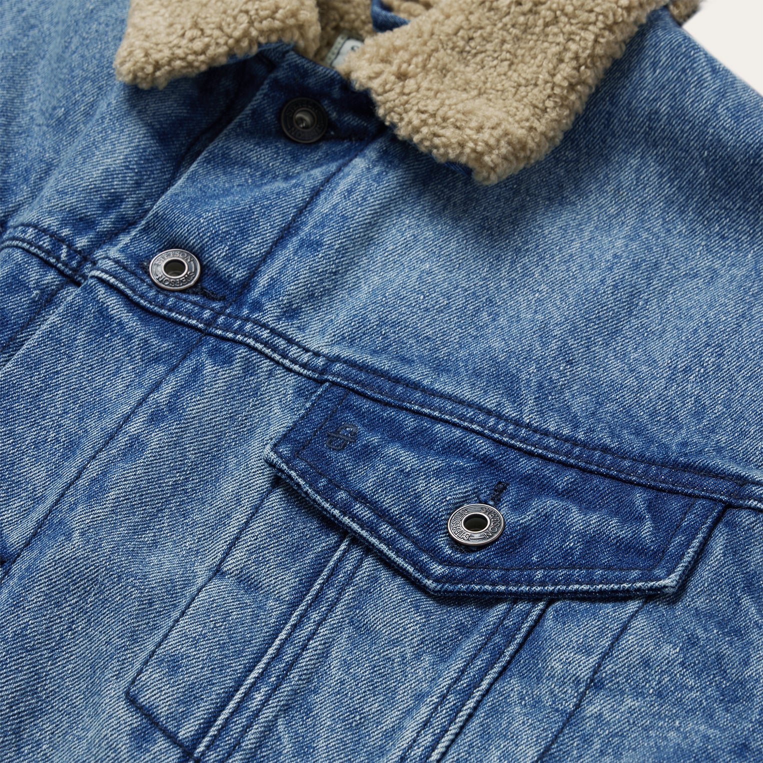 Stetson Denim Sherpa Jacket
