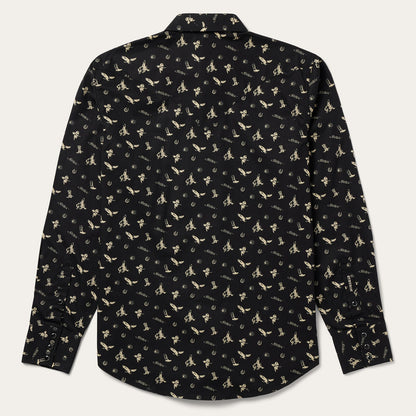 Stetson Conversation Print Western Shirt