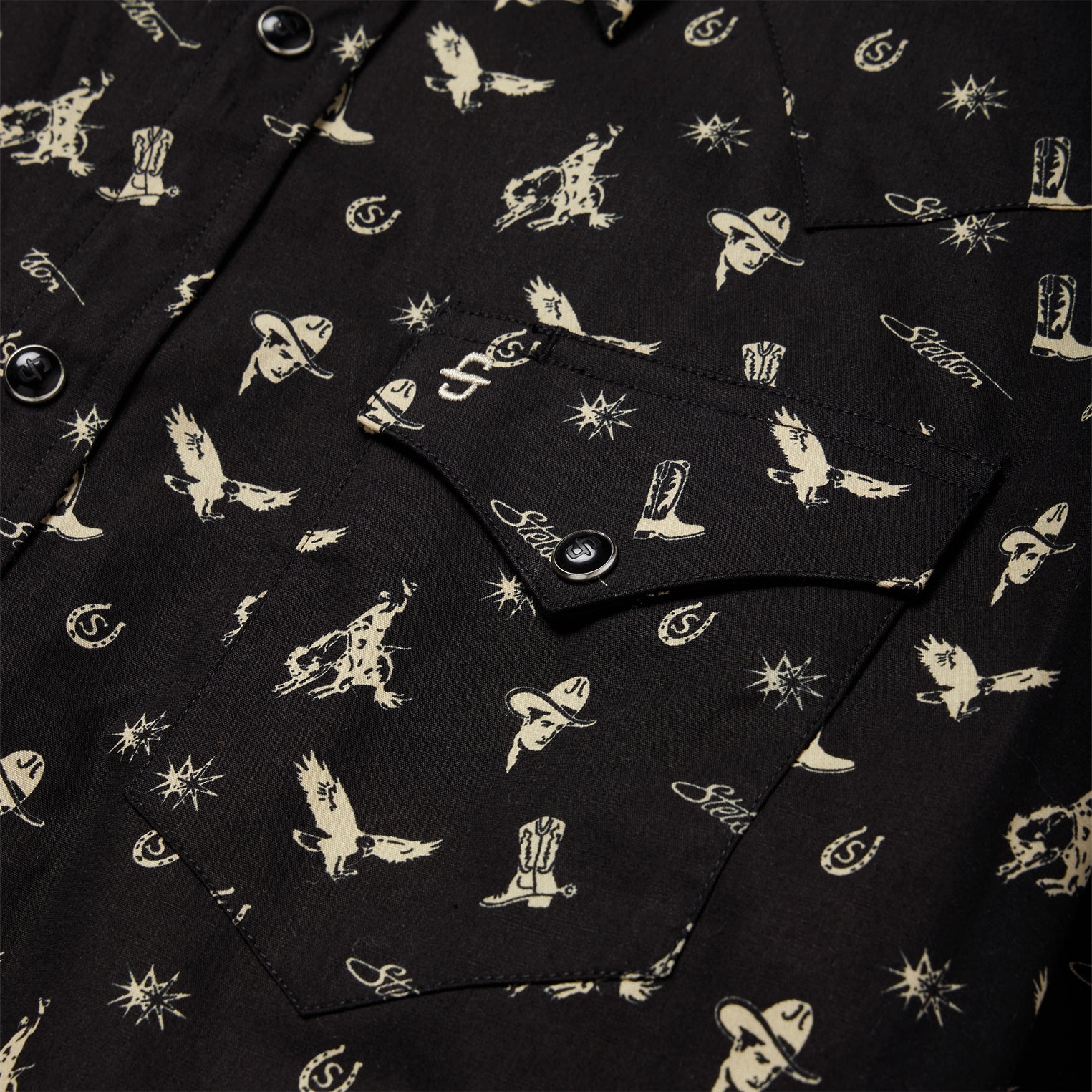 Stetson Conversation Print Western Shirt