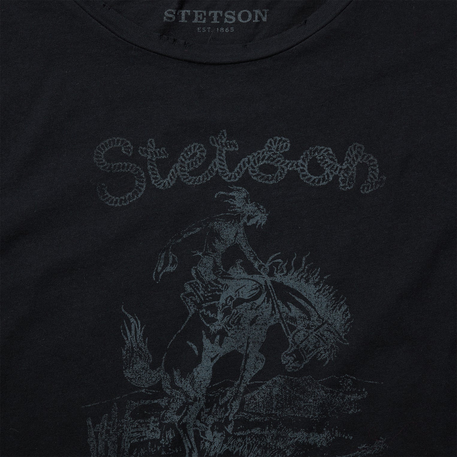 Stetson Bucking Cowboy Graphic Tee