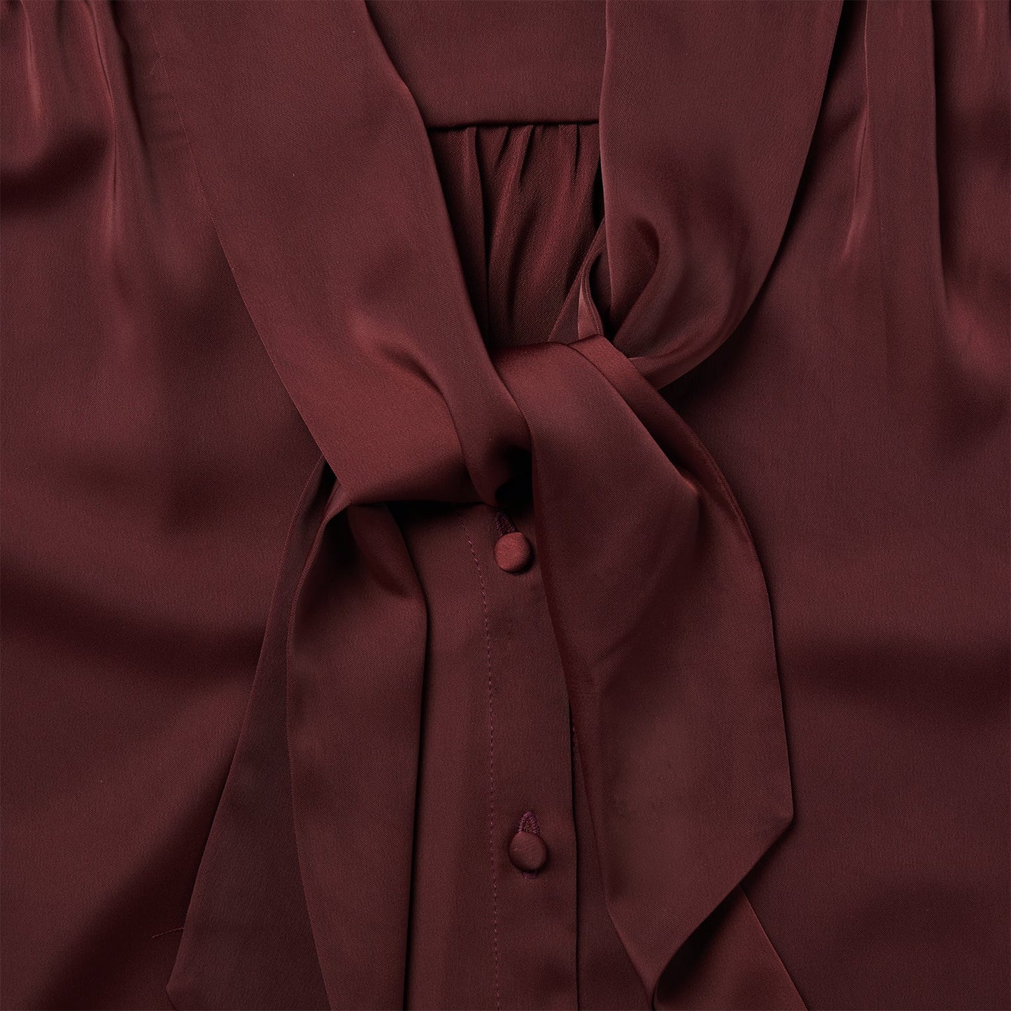 Stetson Wine Satin Blouse