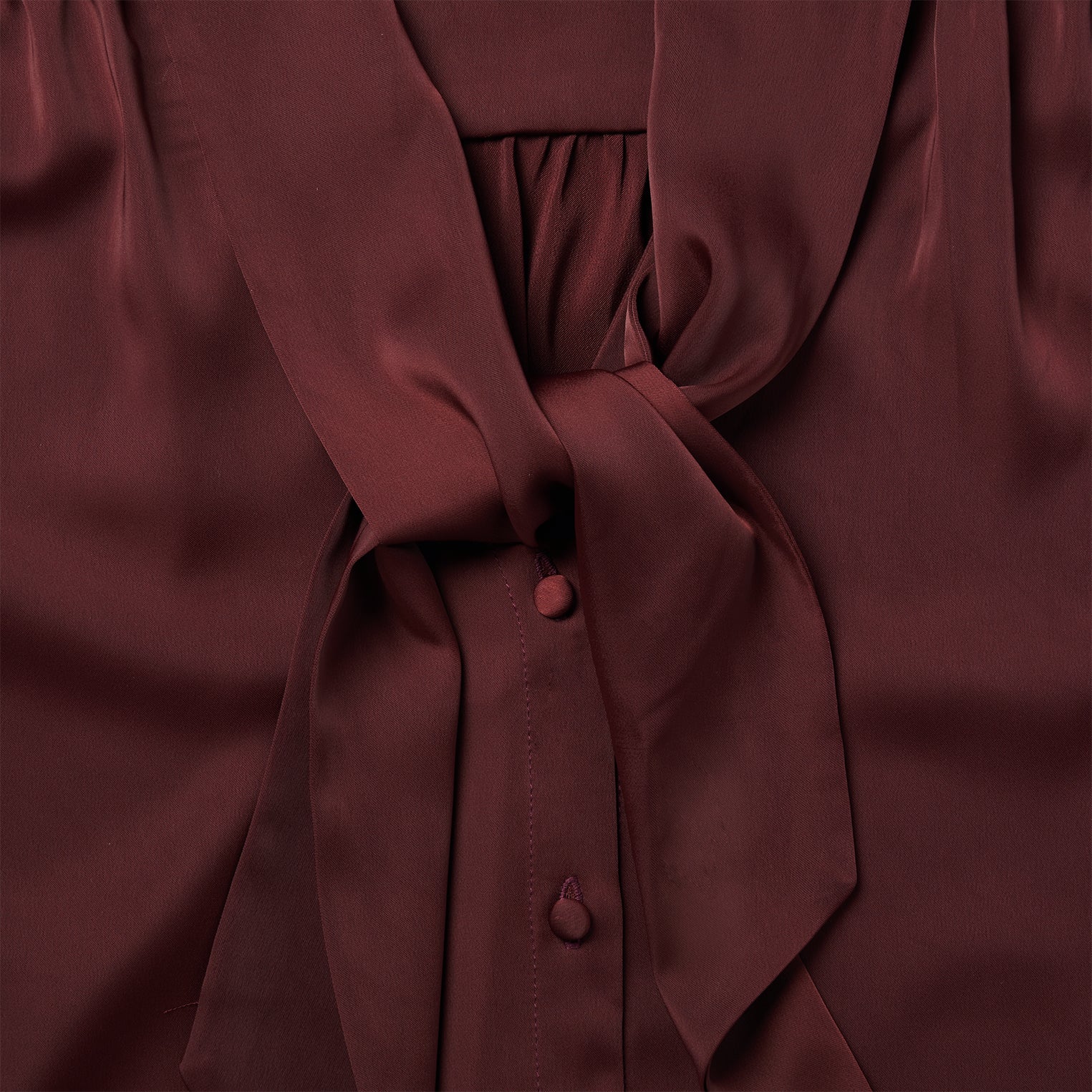 Stetson Wine Satin Blouse