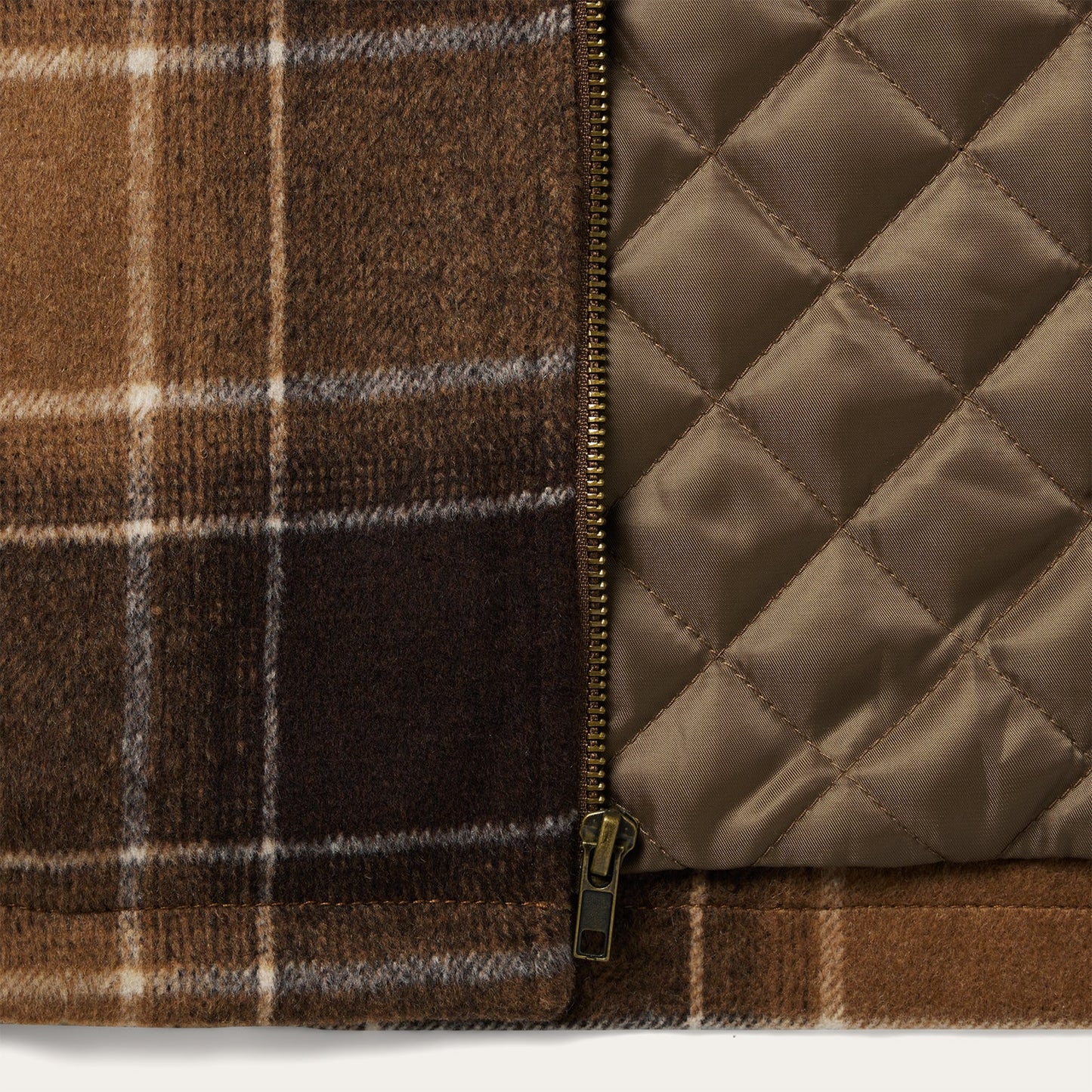 Stetson Brown Plaid Western Coat