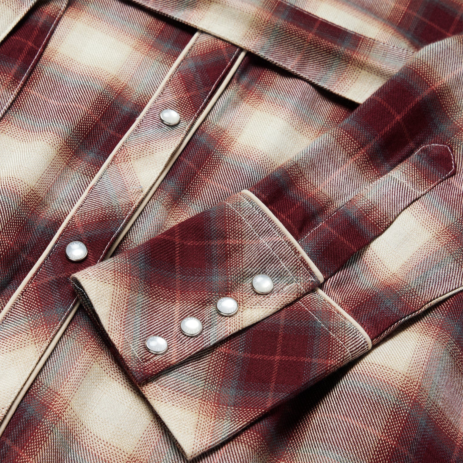 Stetson Black Cherry Plaid Shirt Dress