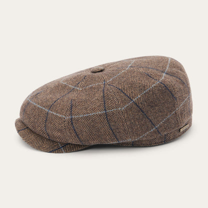 Stetson Wool Herringbone Hatteras Cap