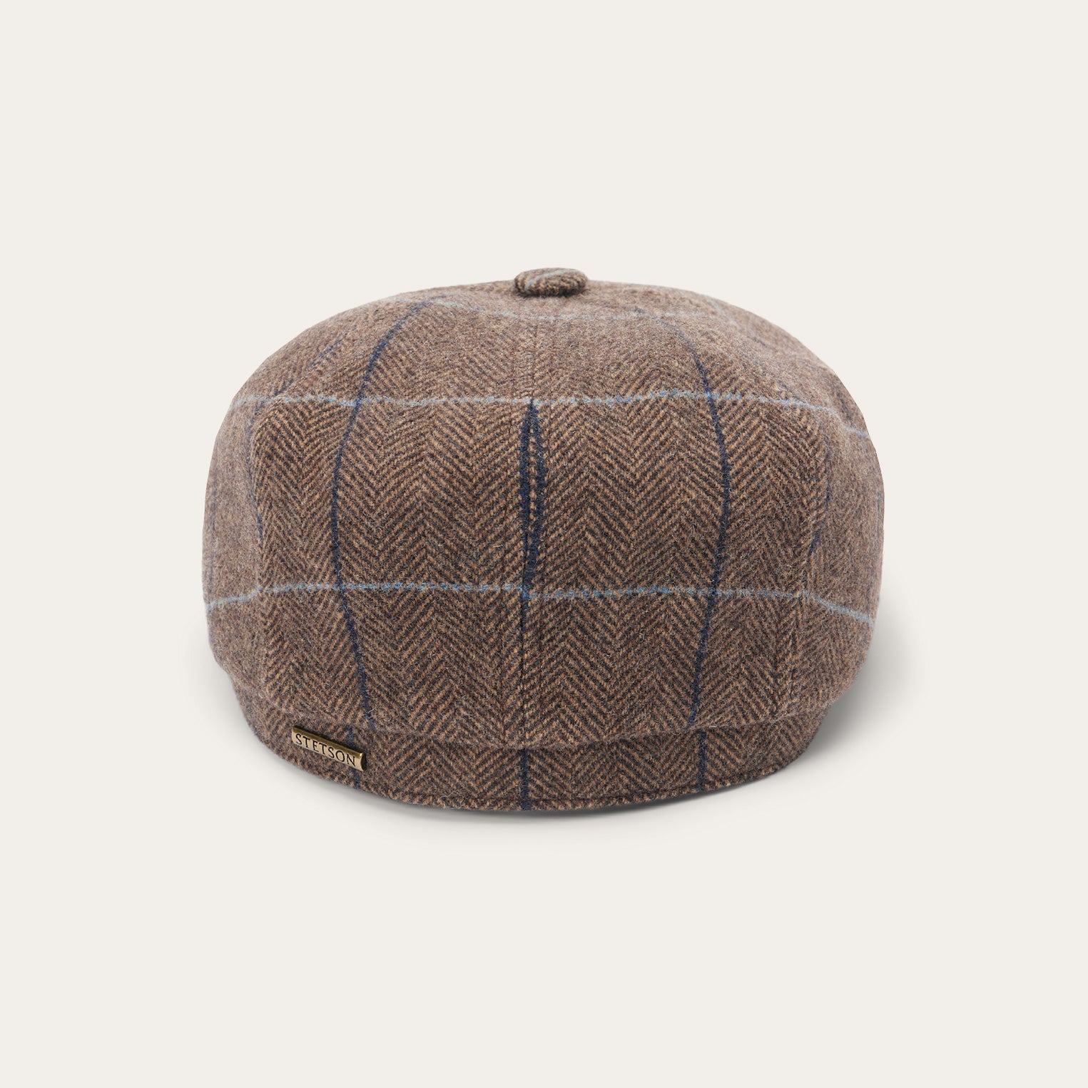 Stetson Wool Herringbone Hatteras Cap
