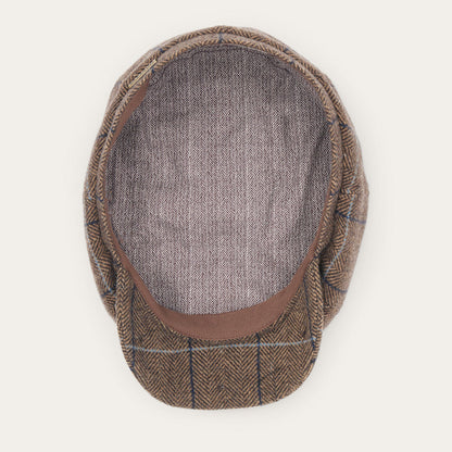 Stetson Wool Herringbone Hatteras Cap